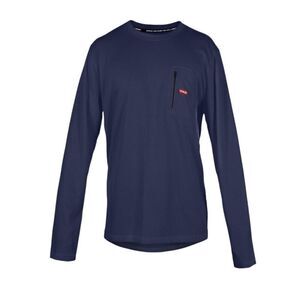 Wrangler Men's Moisture Wicking Waffle Thermal Pull-On Long Sleeve Tee Shirt Lg